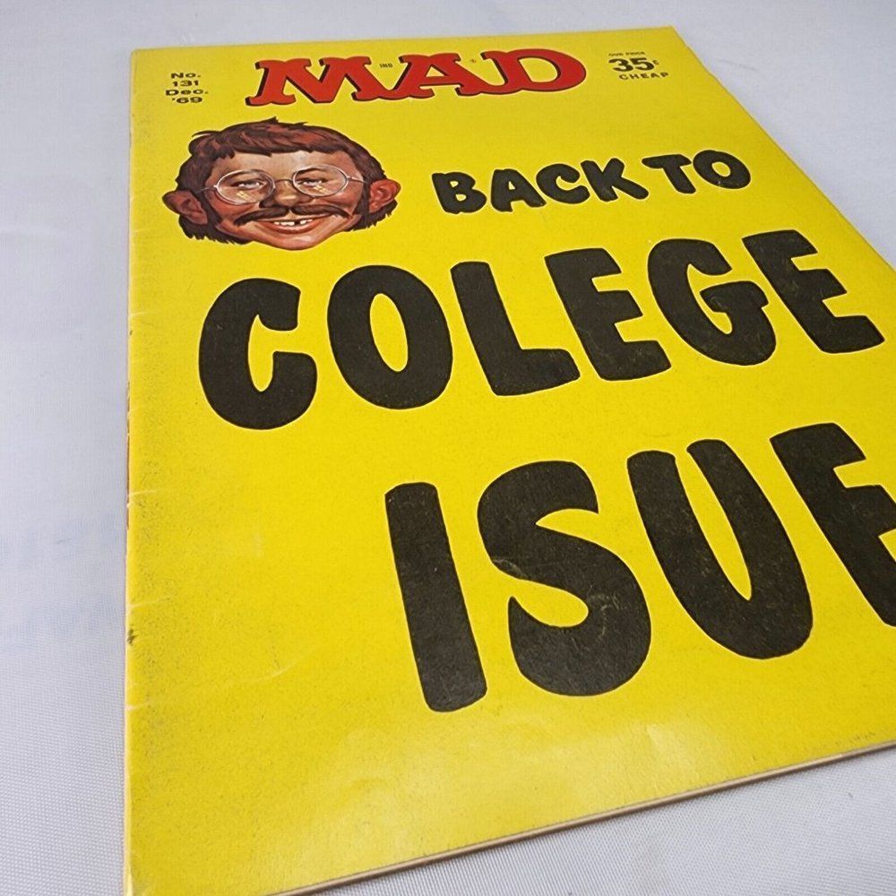 Mad Magazine Issue #131 December 1969 Back To College Issue Norman Mingo Cover - Picture 2 of 8